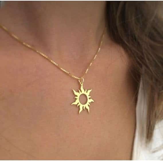 Sun Pendant Necklace