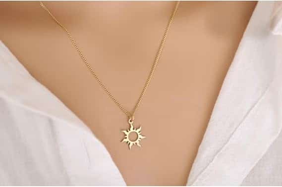 Sun Pendant Necklace