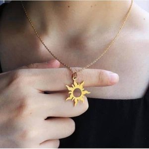 Sun Pendant Necklace