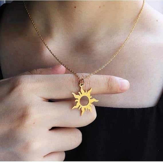 Sun Pendant Necklace