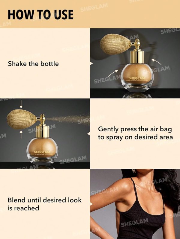 SHEGLAM Go Go Glow Highlighting Body Mist